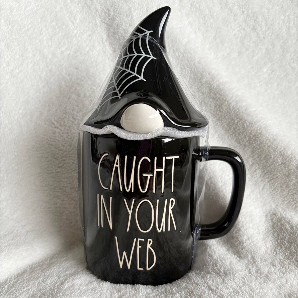 Rae Dunn Halloween Black Artisan Mug